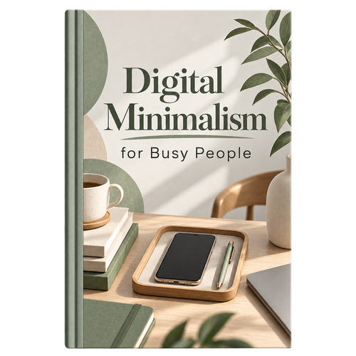 Digital Minimalism for Busy People ebook cover