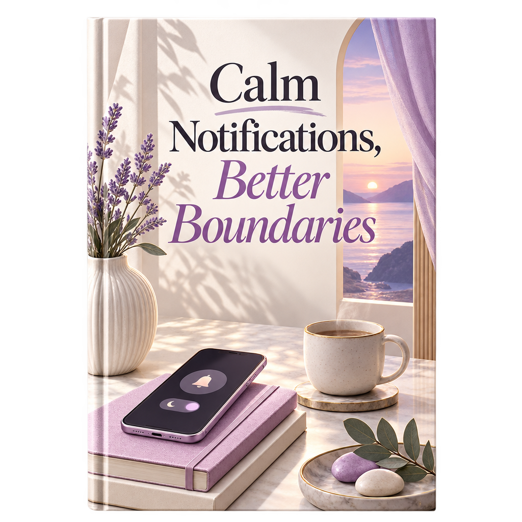 Calm Notifications, Better Boundaries